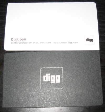 Digg Business Card