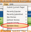 Digg extension - random
