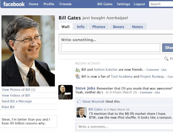 Here are just a few really examples of funny Facebook screenshots