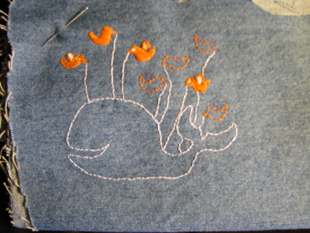 Fail whale embroidery