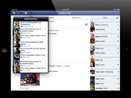 facebook ipad